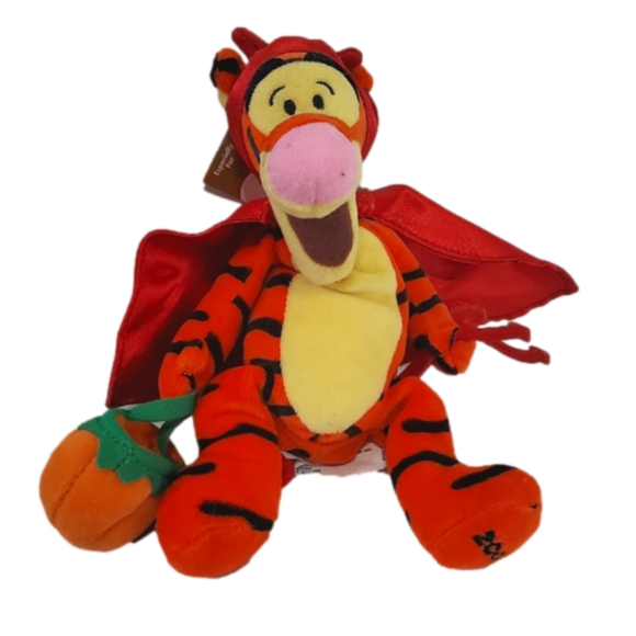 Walt Disney Other - Disney Little Devil Tigger Bean Bag Winnie the Pooh Plush toy 8" trick or treat